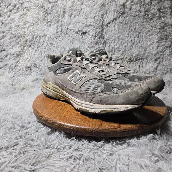 New Balance 993 Mens Size 14 Gray/White Sneakers Retro Trainers Made In USA - Picture 1 of 10
